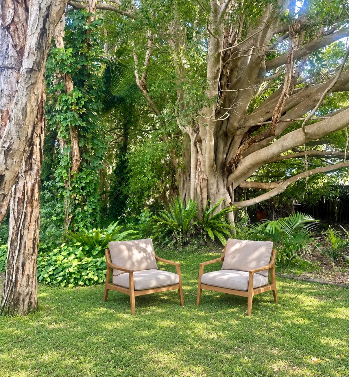 Karuna outdoor garden sanctuary